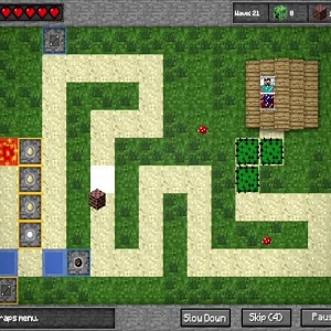 Minecraft Tower Defense Game