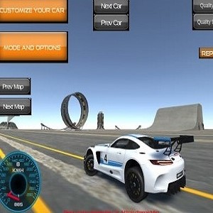 Crazy Stunt Cars Multiplayer Game
